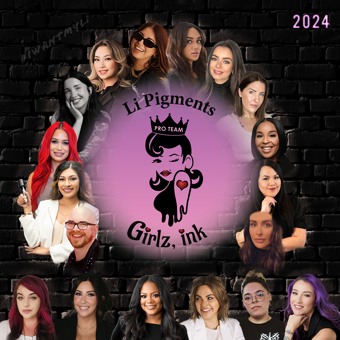 The 2024 Pro Team lineup including the 18 artists and large logo.